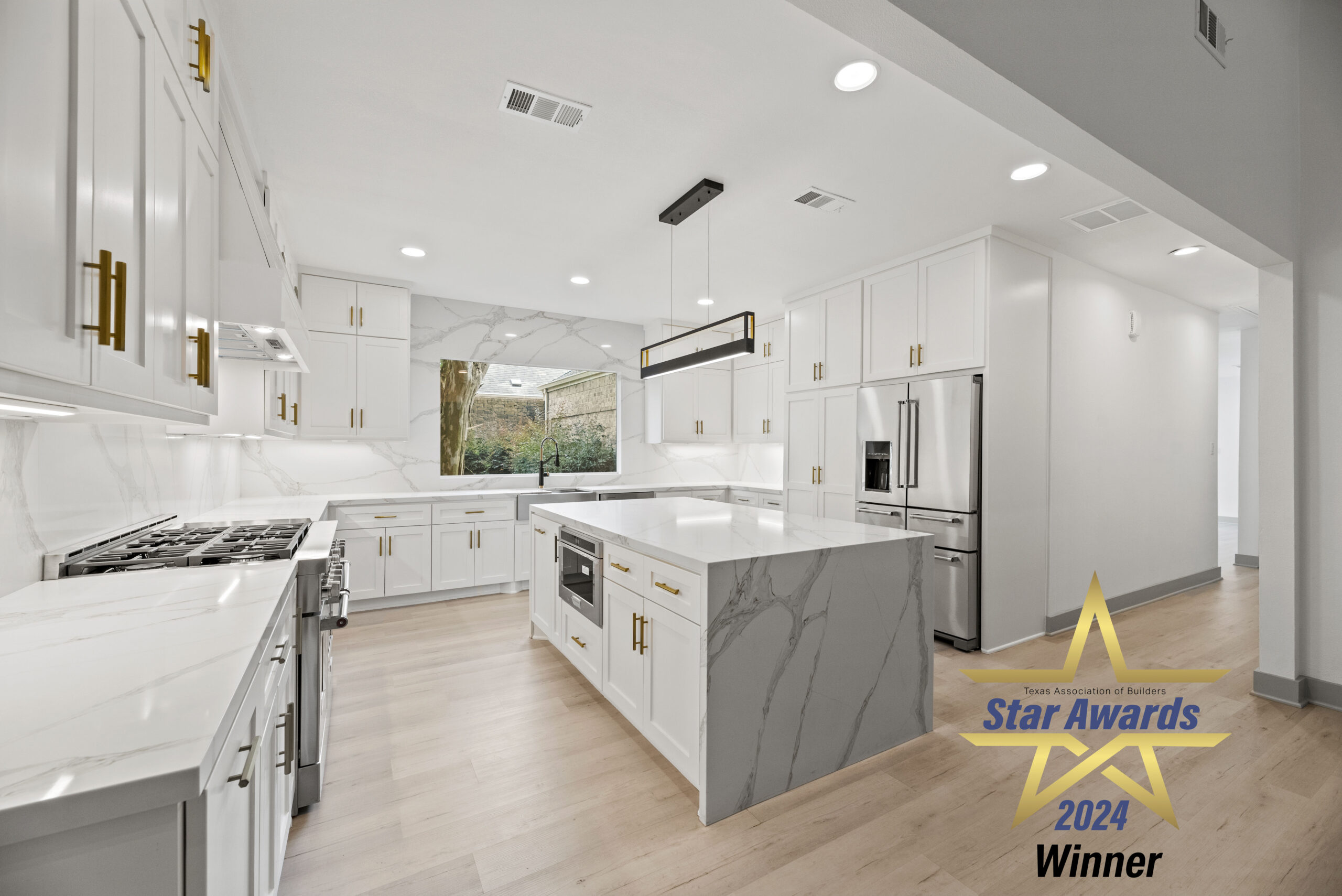 After – Kitchen 3 with logo