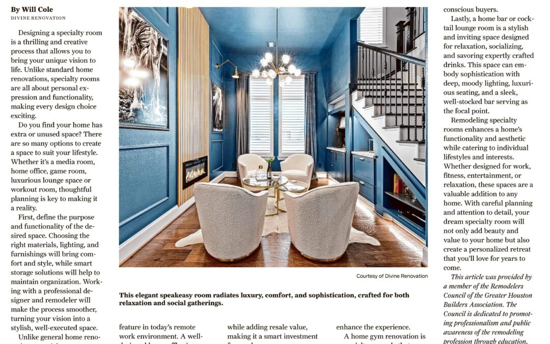 Houston Chronicle Article Dream Room